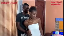 Amateur ebony got fucked with a big dick