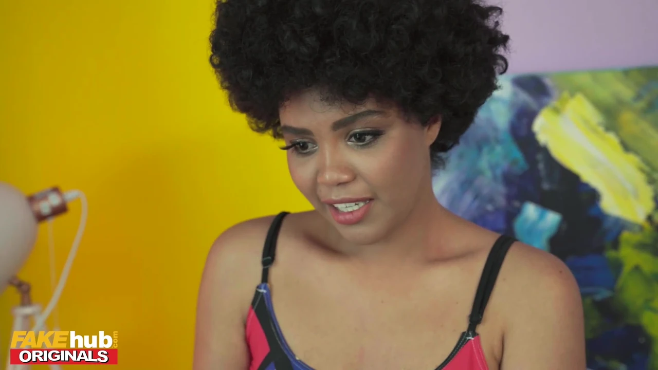 FAKEhub – Ebony Foreign Exchange Student with big ass in trouble with her teacher
