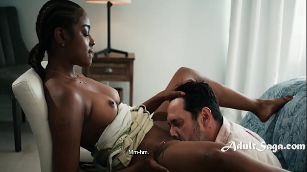 Stepdad Caught Spying on Petite Black Teen Destiny Mira Then Fucks Her Hard – Destiny Mira