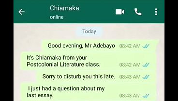 LEAKED: Trending Chat Between Chiamaka and her Lecturer