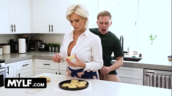 MYLF – Gorgeous Blonde Milf Helps Her Boy Become Viral By Letting Him Cum Inside Her Juicy Pussy