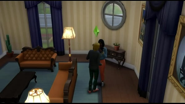 Sims 4 Ebony makes Jimmy Richards Cum – A LOT!